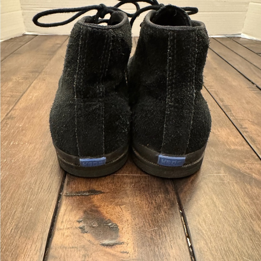 KEDS Vintage Black Chukka Boots Women’s Size 8 Boho Hippie Prairie Cottagecore - Picture 2 of 11